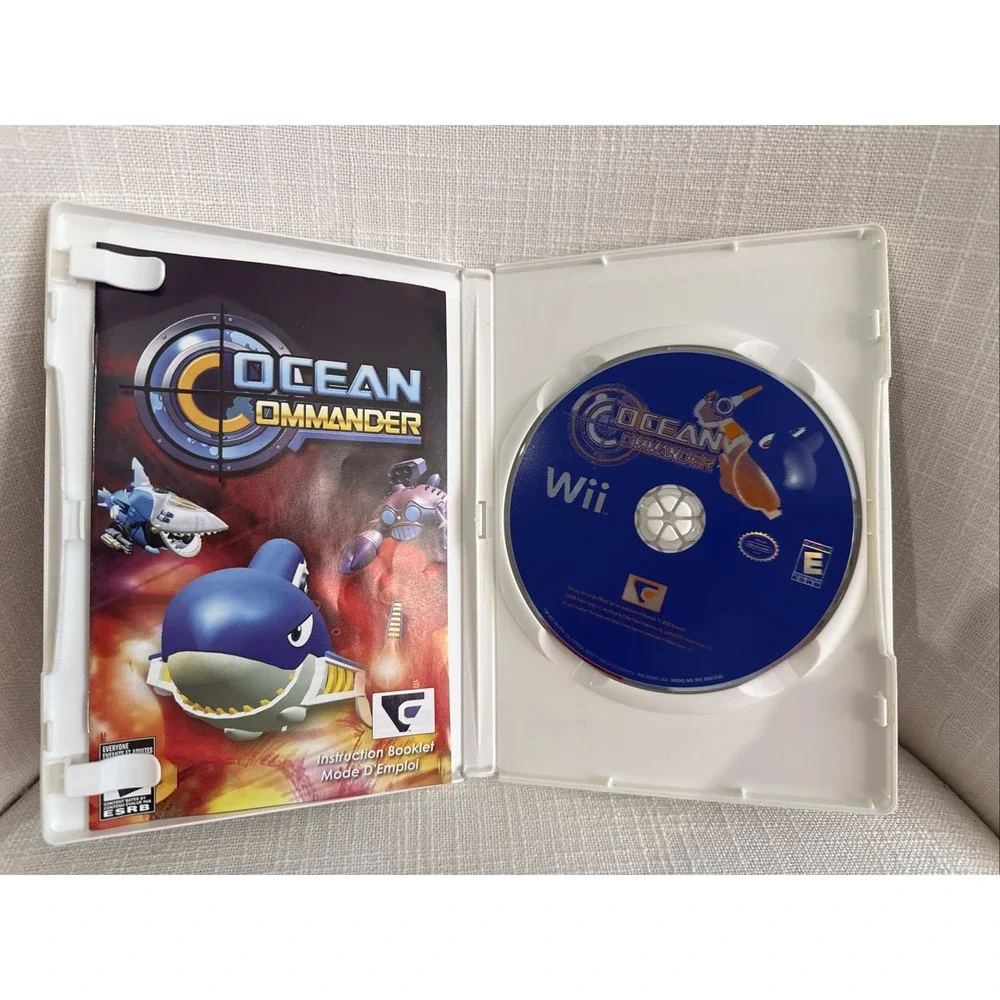 Ocean Commander (Nintendo Wii, 2008) Complete In Case Fantasy‎